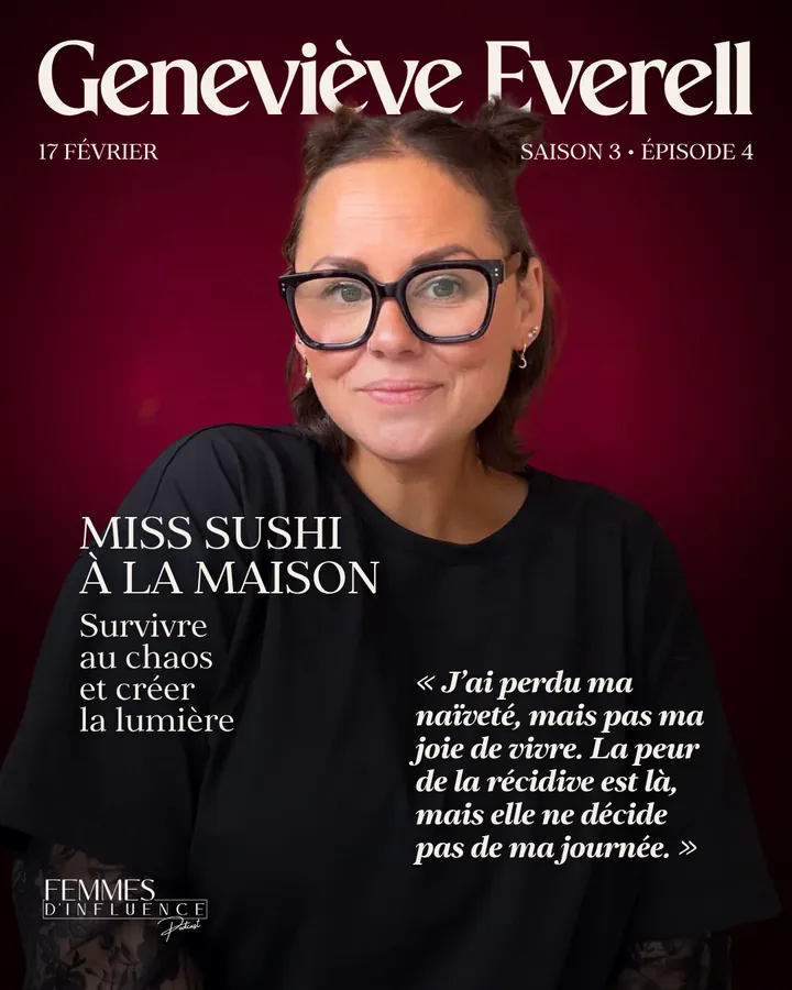 Écouter l'épisode avec Geneviève Everell – Survivre au chaos et créer la lumière